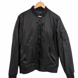 2/$25 Five Four Charcoal Autumn Bomber Jacket with Snap Pockets